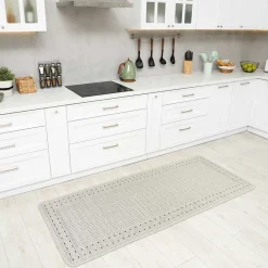 Küchenläufer Bordüre Beige