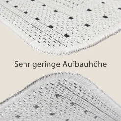 Küchenläufer Bordüre Silber