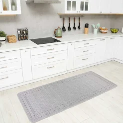 Küchenläufer Bordüre Silber