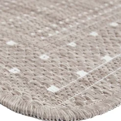 Küchenläufer Bordüre Taupe