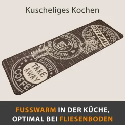 Küchenläufer Coffee Antrazit