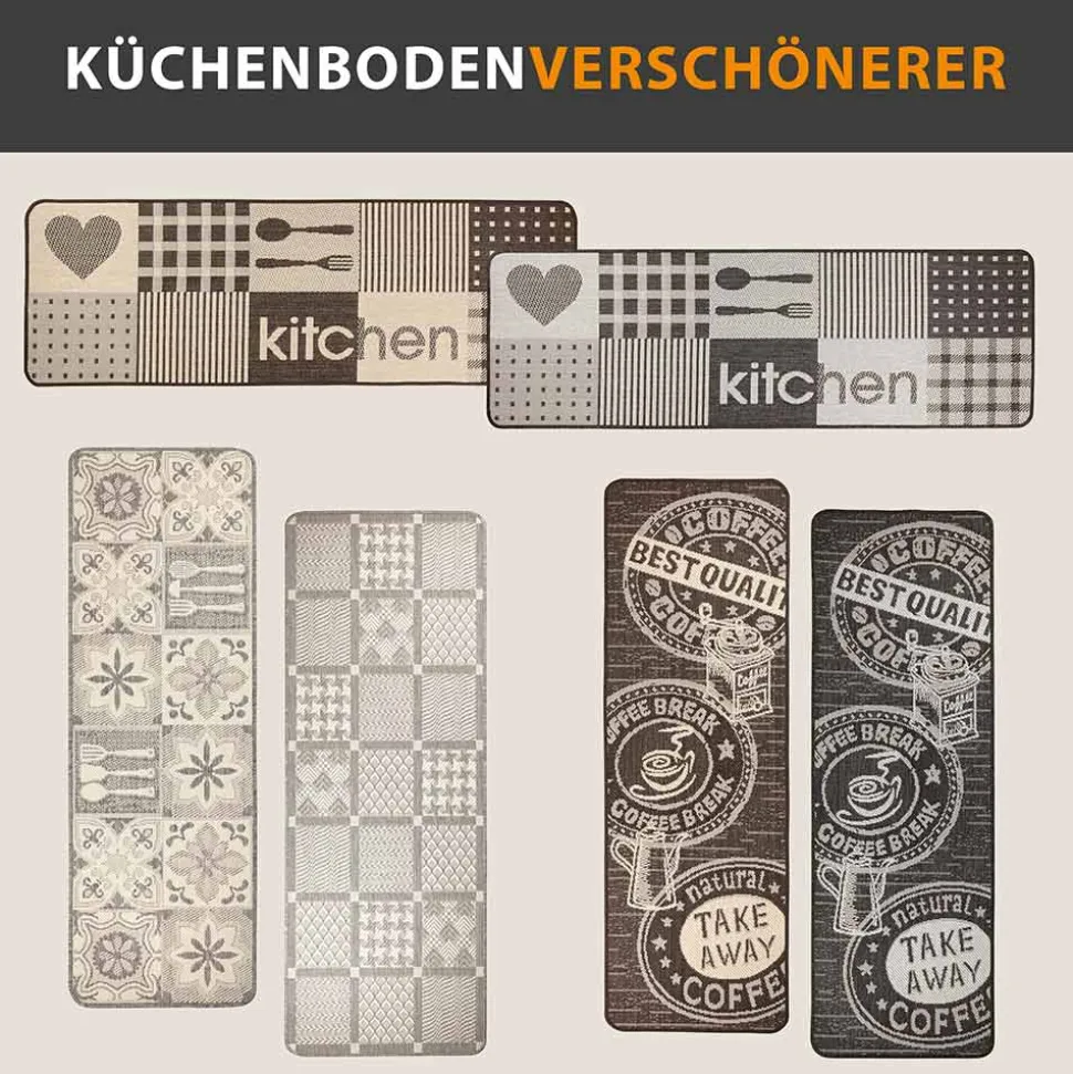 Küchenläufer Kitchen Braun