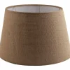 Lampenschirm Shallow Drum Natural Jute