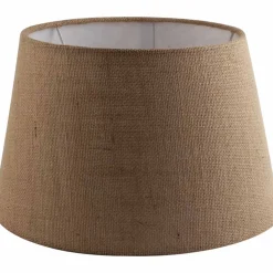 Lampenschirm Shallow Drum Natural Jute