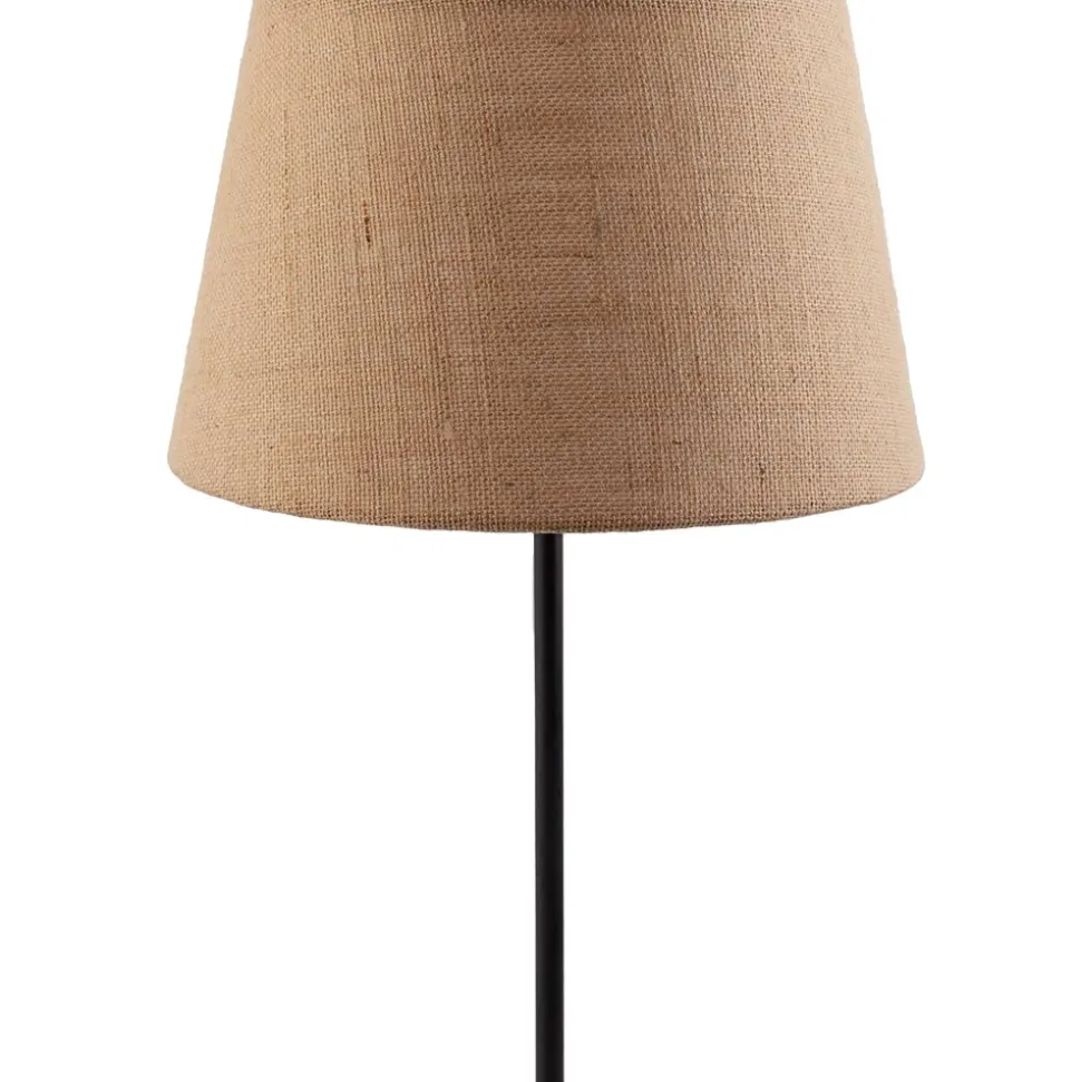 Lampenschirm Shallow Drum Natural Jute