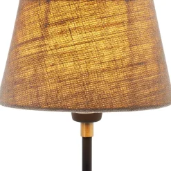Lampenschirm Shallow Drum Pure Natural Linen