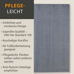 Teppich Palma Uni Kurzflor