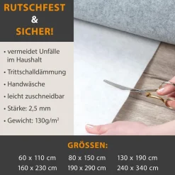 Teppichunterlage Vlies