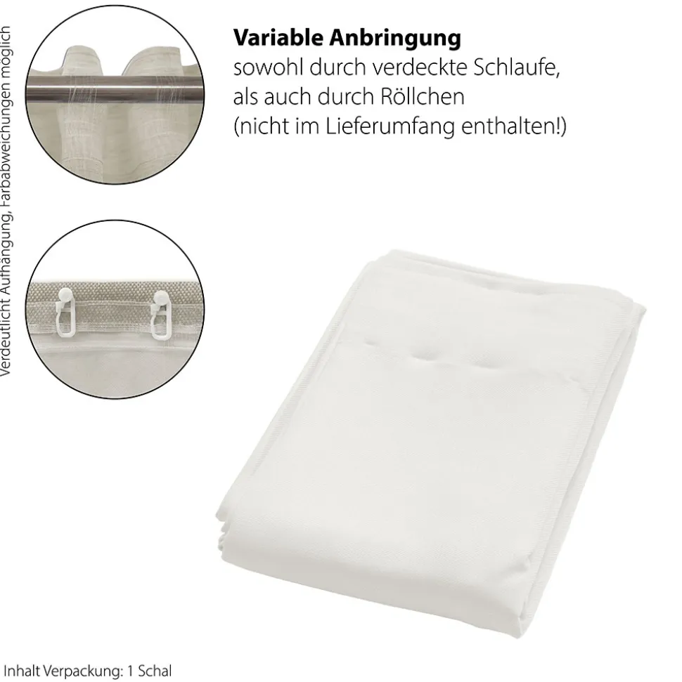 Vorhang Allen mit Durchschubband